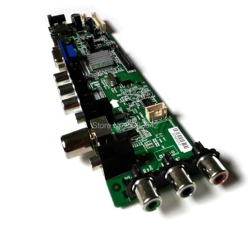 Už LP156WH2 (TL)(R1)/(TL)(R2)/(TL)(AA)/(TL)(RB) 1366*768 skydelis skaitmeninis USB+AV LVDS 40-Pin DVB-T 3663 valdiklio plokštės rinkinys