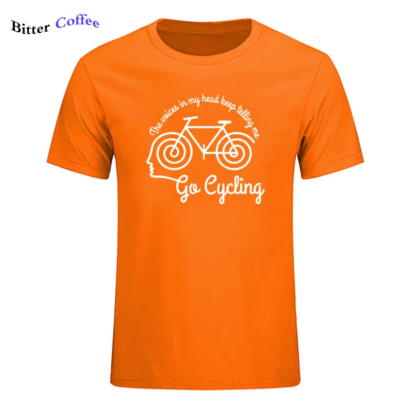 Balsai Mano galvoje Cyclinger MENS RLTW MARŠKINĖLIAI Tee Ciklo Cyclinger Dviračių Gimtadienio Pagrindinius Modelius Print T Shirt Vasaros Atsitiktinis