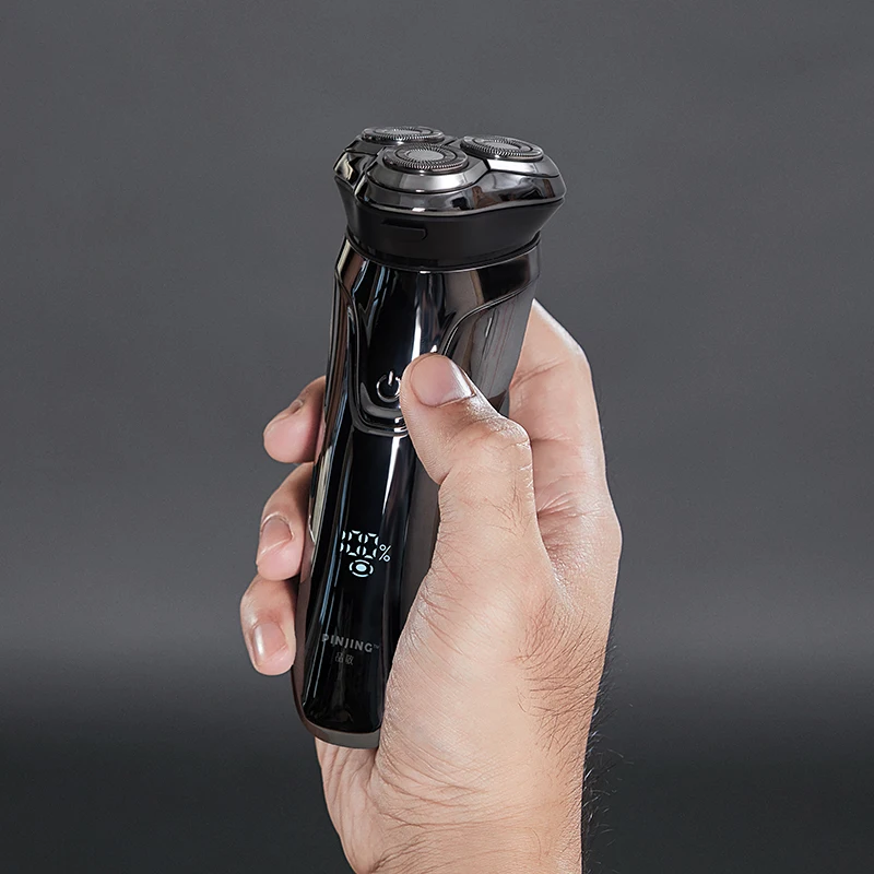 SOOCAS TAIP BALTA ES3 Elektrinį skustuvą, Skutimosi PINJING Skutimosi Mašina LED Skaitmeninis Ekranas Įkraunamas 3D Žoliapjovės Barzda Vyrus galima Skalbti