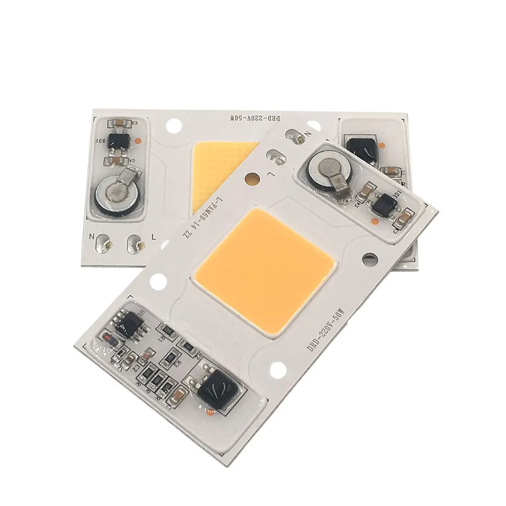 Aukštos RA 50W COB LED Lempos AC 220V viso Spektro, be mašinistų valdoma LED Lemputė Augalų Auga Šviesos Prožektoriai 95% CRI RA95 Smart IC
