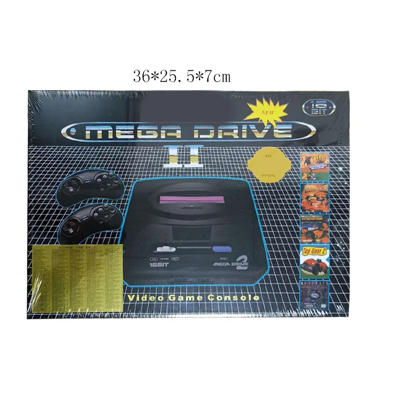 Naujas 16 bitų Retro Vaizdo Žaidimų Konsolę su Laidinio Gamepad Paramos Žaidimo Kortelės Namuose Žaidimų Konsolės, MD Sega Šeimos Žaidimas ES plug