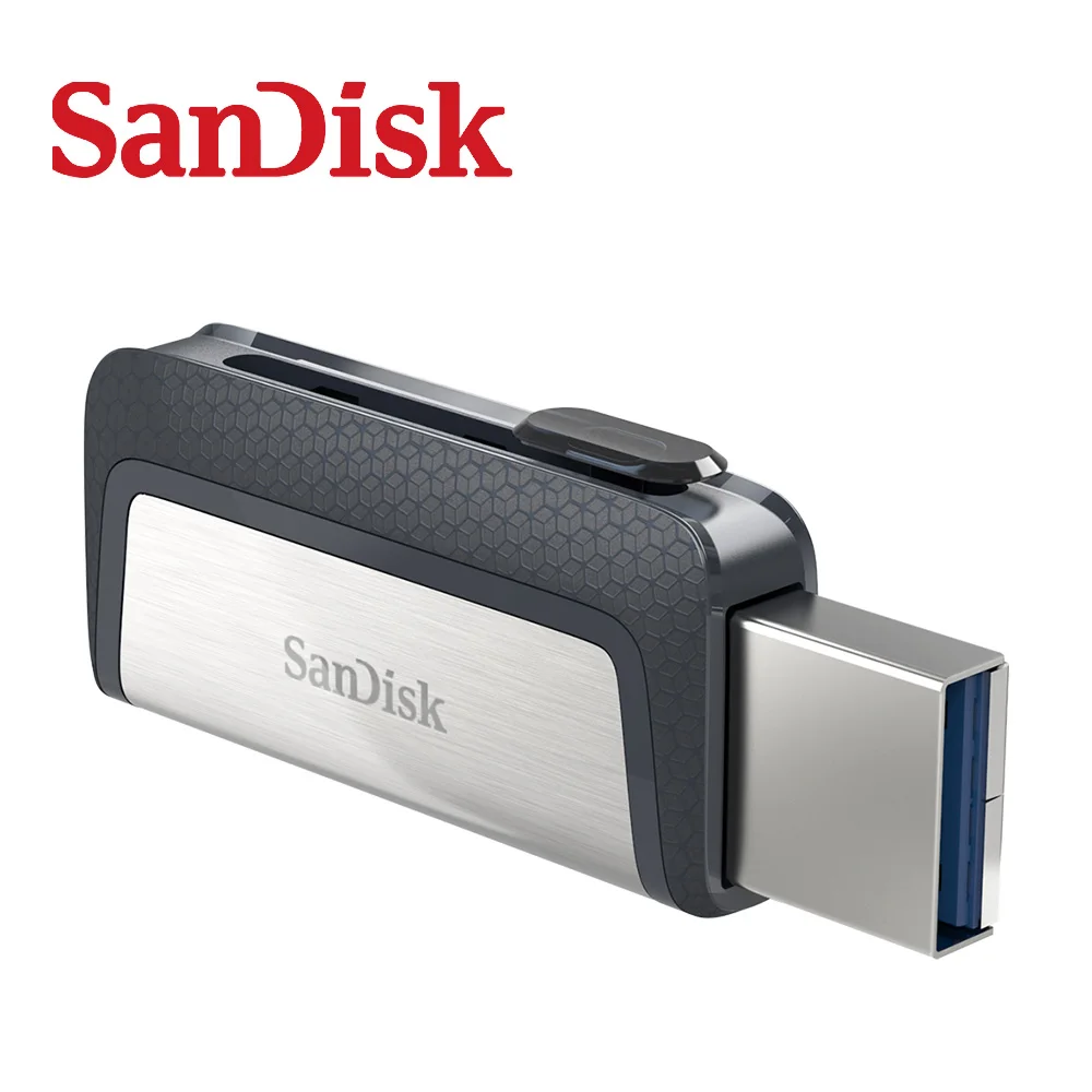 SanDisk DDC2 OTG USB 3.0 Flash Drive, Diskas 128GB 64GB 32GB 16GB Pen Ratai Pendrive Memory Stick 