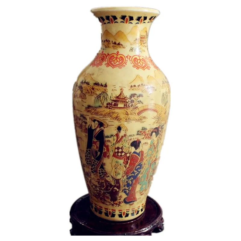 Bauda Senosios Kinijos porceliano dažytos Senas Glazūra Porceliano Vazos Kolekcines, Porceliano Dažytos Vazos Namų Puošybai R4868