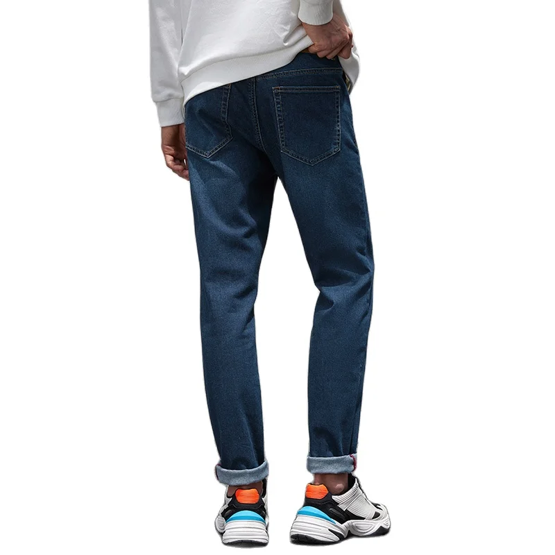 SEMIR Džinsai Vyrų 2020 M. Pavasarį, Rudenį Naujų korėjos medvilnės Slim Kelnės, vyriški Retro Jaunimo minkštas atsitiktinis džinsus Medvilnės vyrų