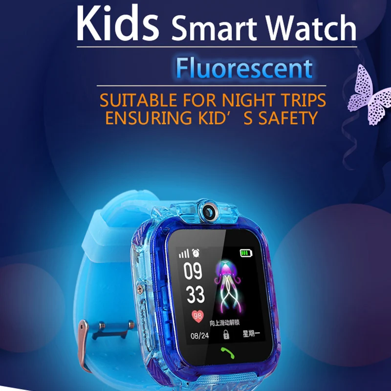 S12 Naujų Vandeniui Smart Žiūrėti Vaikams LBS Tracker SmartWatch 
