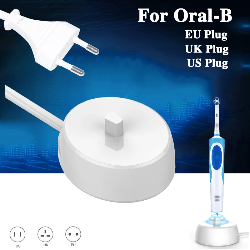 JK, JAV, EU plug Elektros dantų šepetėlį Įkroviklio Oral-B triumph gyvybingumą Pro 4000 9000 elektros dantų šepetėlį Įkroviklis