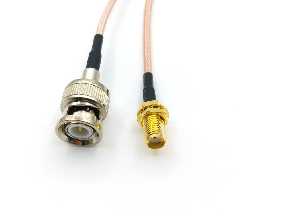 20PCS BNC Vyrų SMA Female jungtis 50ohm RG316 koaksialinis kabelis