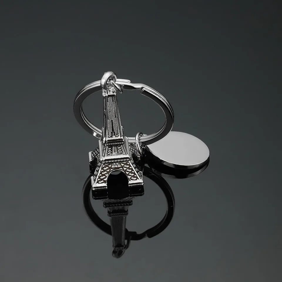 Eifelio Bokštas Paryžiuje KeyChain Antilost Key Chain Mažas Prašmatnus paketų prižiūrėtojų raktinę Vyrams, Moterims, 