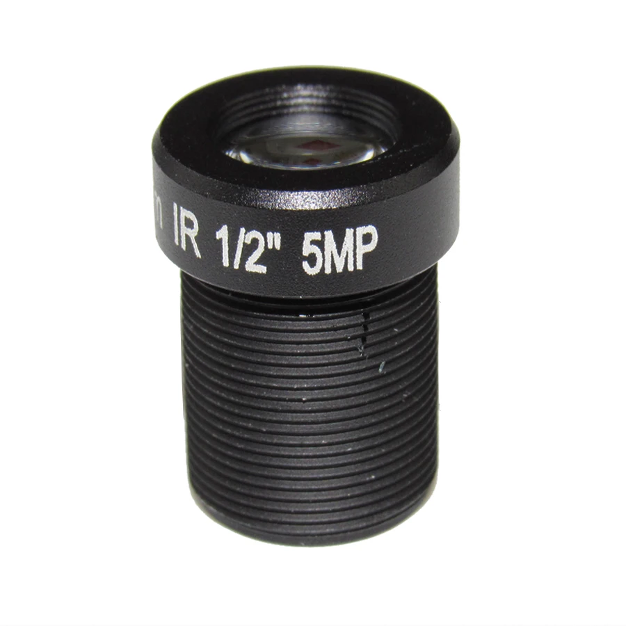 HD 5.0 Megapikselių 16mm CCTV Lens M12 IP Kameros Lęšis F2.0 M12*P0.5 nuolatinis Iris 1/2