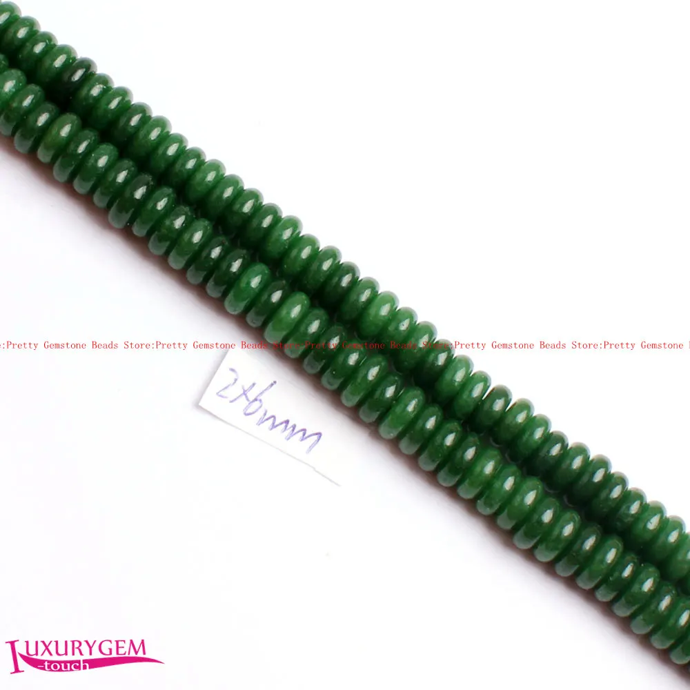 Aukštos Kokybės 6,8,10,12 mm, Žalios Gamtos Vienas Akmuo Rondelle Formos 