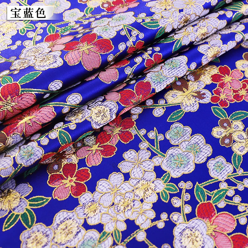 Vintage modelis žakardo brokatas siuvimo medžiagos cheongsam ir kimono vaikų drabužių dizaineris margo audinio
