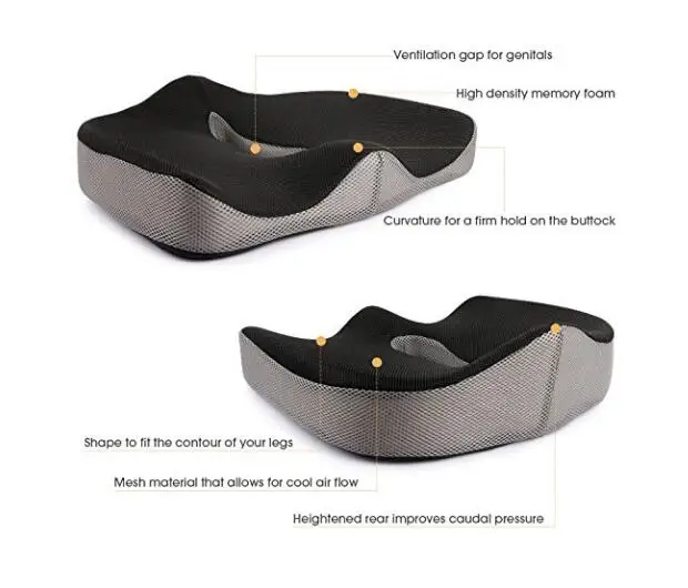 Patogus Taiso Pozos 3D Akių Audinio Susisiekimas Sofa-lova, Kėdė, Lauko Stuburgalio Ortopedijos Atminties Putos Automobilių Sėdynės Pagalvėlės