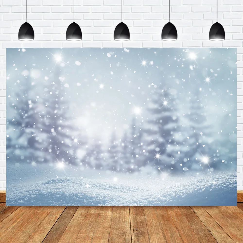 Blizgučiai Žiemos Stebuklų Fone, Photocall Baltas Sniegas, Kalėdų Fonas Fotografija Vaikų, Kūdikių Žiemos Portretas Rekvizitai