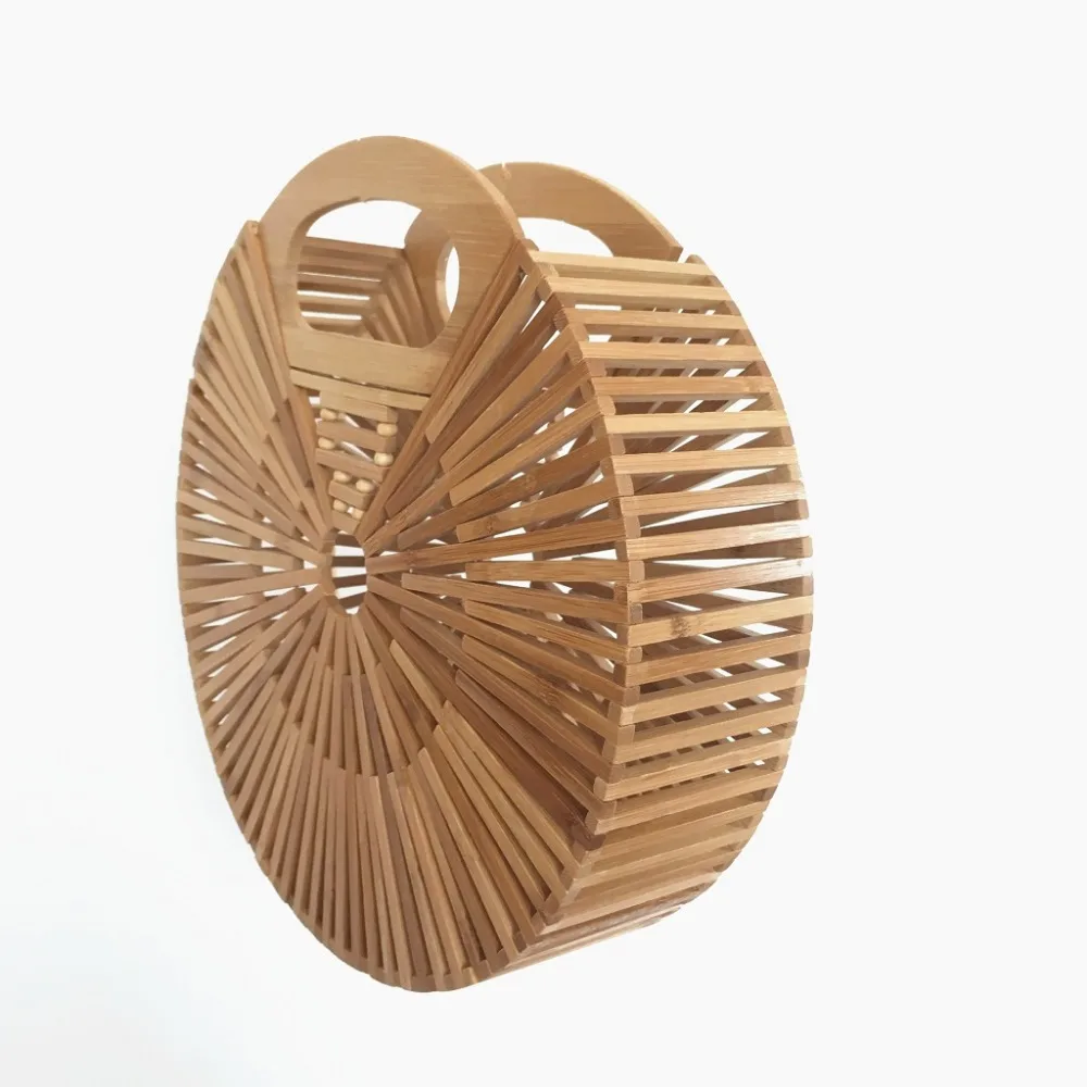 Bambuko Turas Rankinės Moterims 2019 Tuščiaviduriai Iš Vasaros Paplūdimio Krepšiai Rankų darbo Ponios Prabangos Dizaineris Tote Bag