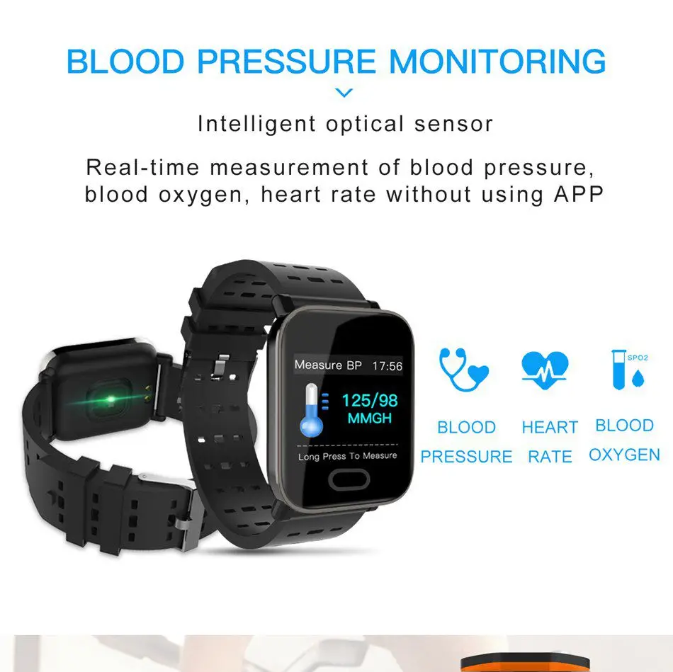 Bakeey M20 Smartwatch Vyrai Moterys Žiūrėti Realiu Laiku HR Kraujo Deguonies Slėgio Stebėti Ilgai veikiant Budėjimo režimu, Sporto Smart Žiūrėti