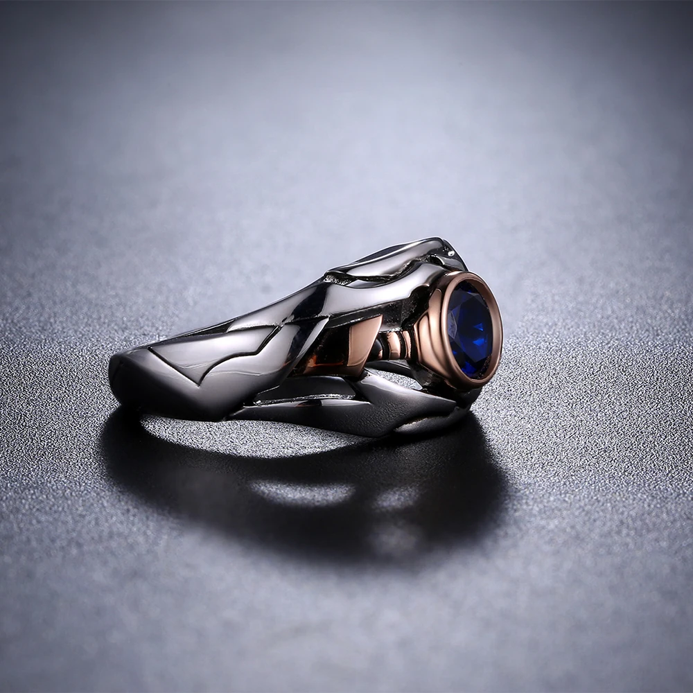 Lokis Skeptrą Infinity Proto Akmens 925 Sterlingas Sidabro Spalvos Vestuvinis Žiedas