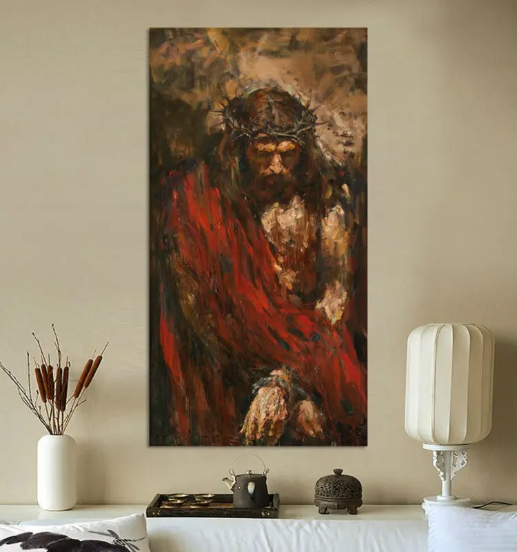 Ecce homo Anatolijus Shumkin namų dekoras drobė sienos meno tapybos vaizdą HD Spausdinti Jėzaus Kristaus Naftos Tapyba ant drobės meno spausdinti