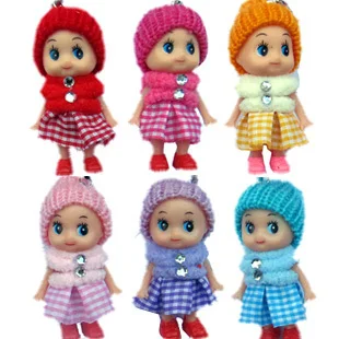 MIni Mergina lėlės mados mažos guminės lėlės vestuvių mažų dovanų pliušinis žaislas, mobilusis telefonas priedai, didmeninė