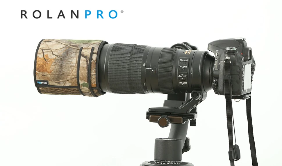 ROLANPRO Objektyvo Gaubtas teleobjektyvą Sulankstomas Gaubtas Pagamintas Nikon AF-S 200-500mm f/5.6 E ED VR Tik Nikon 200-500 f5.6