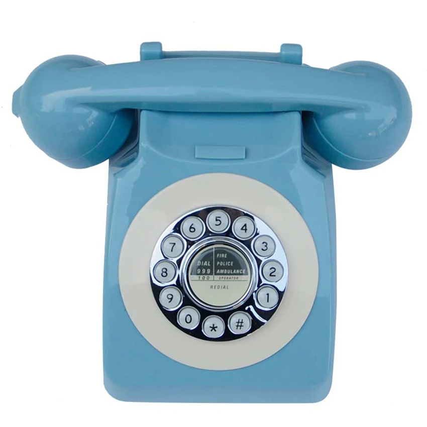 Mygtuką Dial Antikvariniai Telefonas, LCD Ekranas Vintage Telefono Classic Europos Retro Fiksuotojo ryšio Telefono Home Hotel Biuras