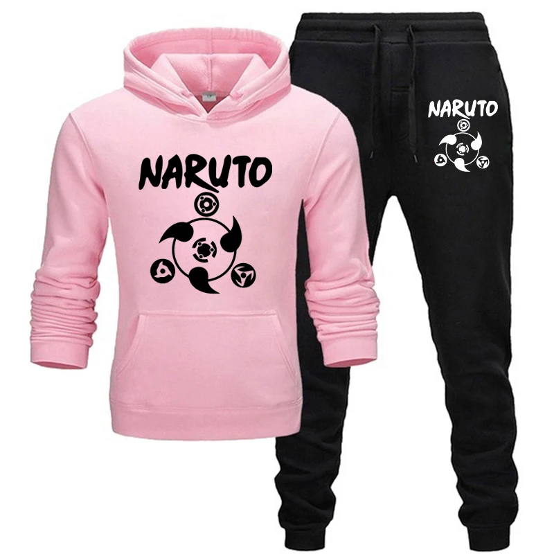 Anime Naruto Cosplay Striukės Rinkiniai, Drabužiai, Kostiumai Mens Hoodies Palaidinės Uzumaki Akatsuki Haruno Sakura Žėrintis Drabužių Rinkiniai