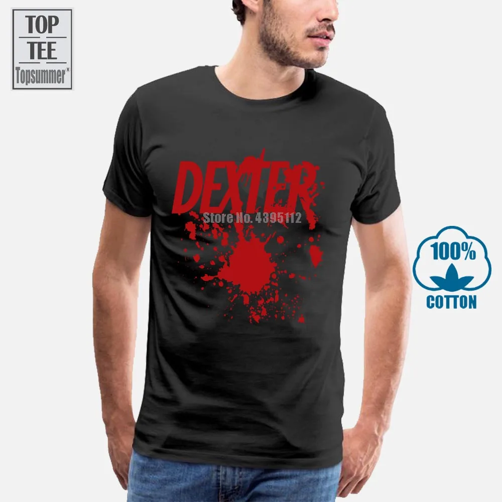 Dexter T-Shirt Moterims, T-Marškinėliai Su Spausdinimo Mados Vyrų Vasaros VYRIŠKI T-Shirt Cool Marškinėliai Negabaritinių Marškinėliai Vyrams Berniukai T Shirts