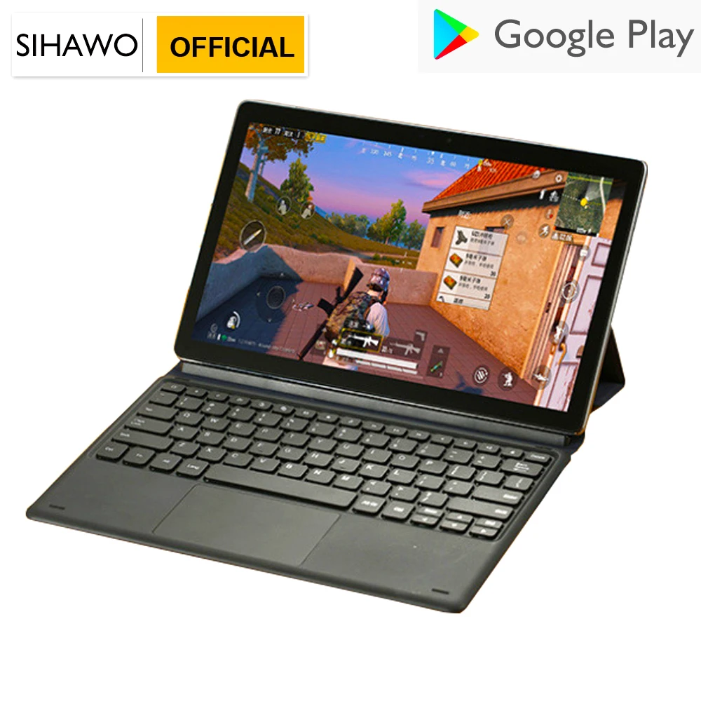 SIHAWO 8GB ROM 64G ROM diske, 11,6 colių Android 8.0 Tablet Pc Helio X27 Deka Core 4G LTE Ryšio Telefono GPS Touchpad klaviatūra 2 in 1 Tablečių