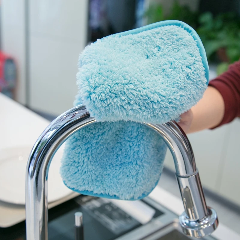 Efektyvus Super Absorbentas Mikropluošto Valymo šluostės Virtuvė Anti-tepalas valymo šluostės namų plauti indų, virtuvės Valymo rankšluostį rpg