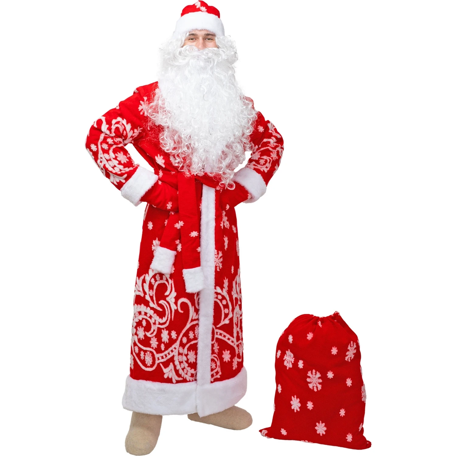 Kostiumų Santa Claus, barzda, pristatymo iš Rusijos, pagaminti Rusijoje
