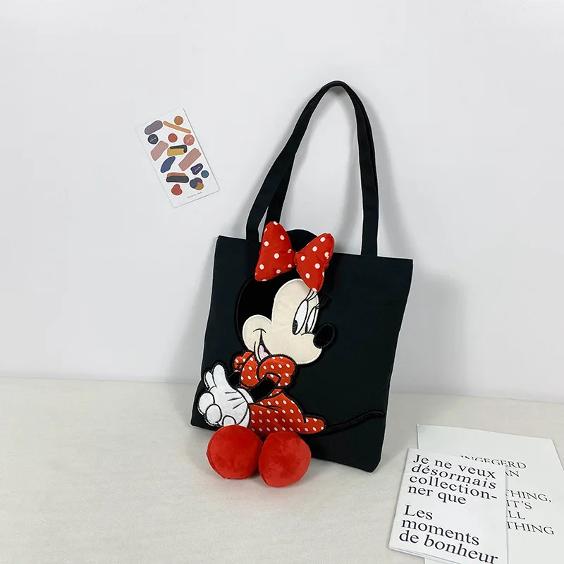 Disney nauja krepšiai ponios pečių maišą drobės Mickey ponios krepšys, pirkinių krepšys visas rungtynes, moterų krepšys