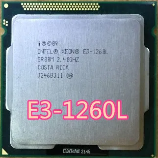 Xeon CPU Procesorius E3 1260L E3-1260L 2.4 GHz L3 8M Quad-Core TDP 45W CPU HP GEN8 E3-1260L e3-1260L