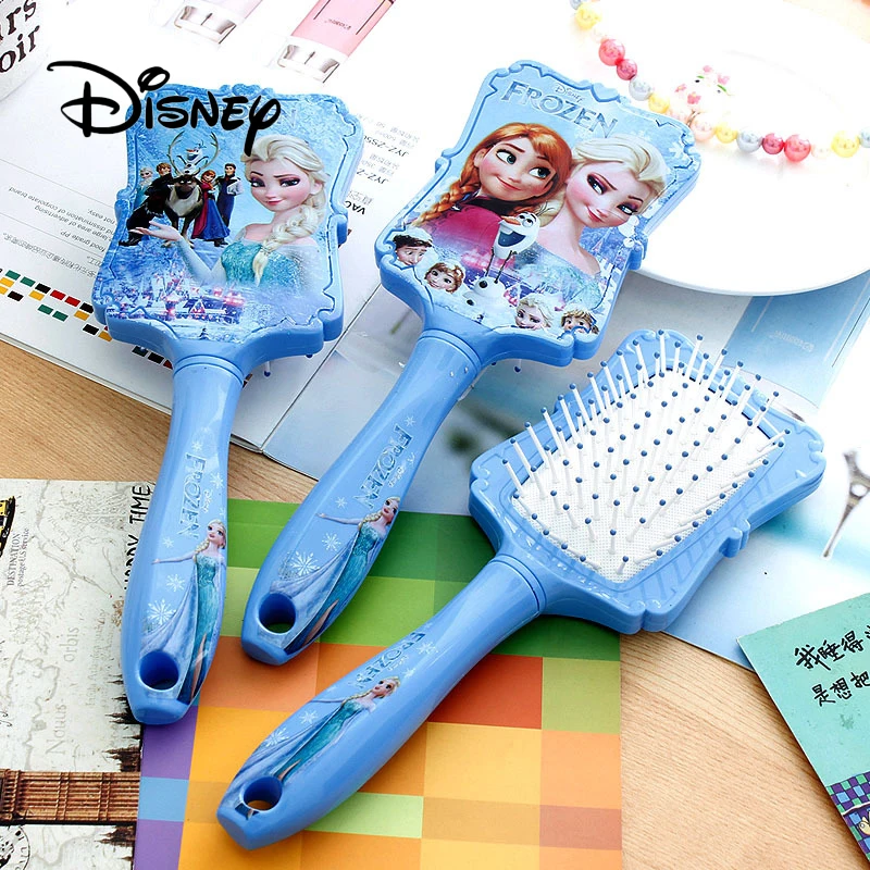 Disney Apsimesti Žaisti Užšaldyti Šukos Princesė Ana Elsa Anti-static Plaukų Priežiūros Šepečiai Kūdikių Mergaičių ubierz Makeups Gimtadienio Dovanos Vaikams