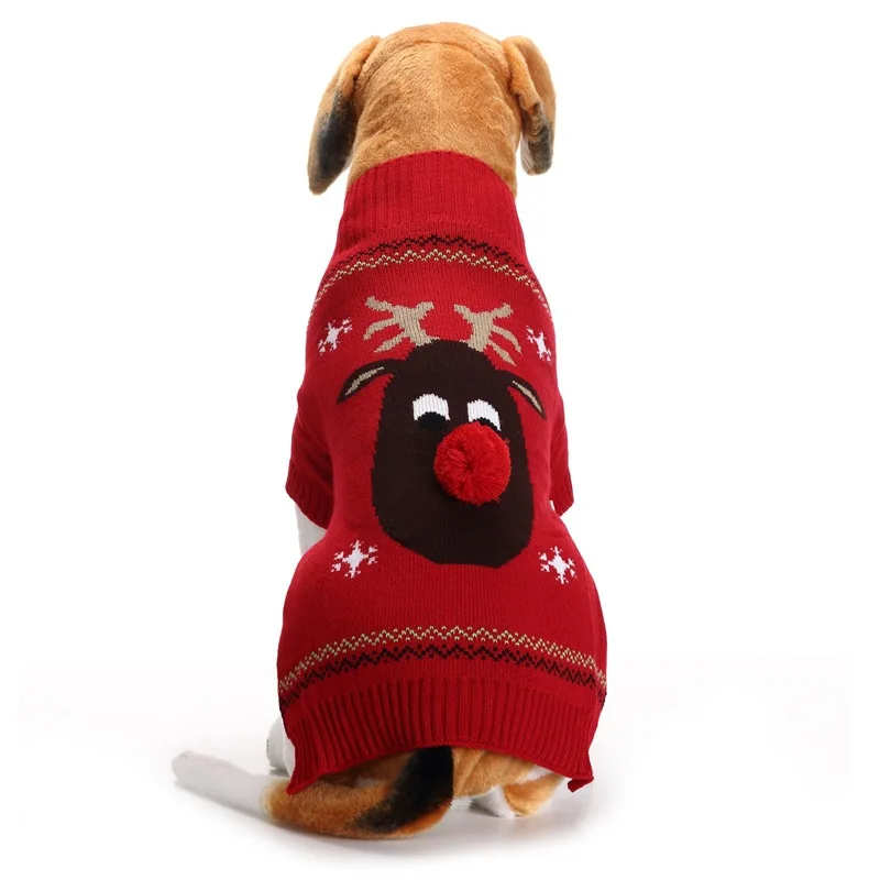 Naujas Kalėdų šunelis Drabužiai Mažoms Didelių Šunų Kalėdos Šuniukas Didelis Šuo, Megztinis prancūzų Buldogas jorkšyro terjerai Šunų Kailio Drabužių Augintiniai