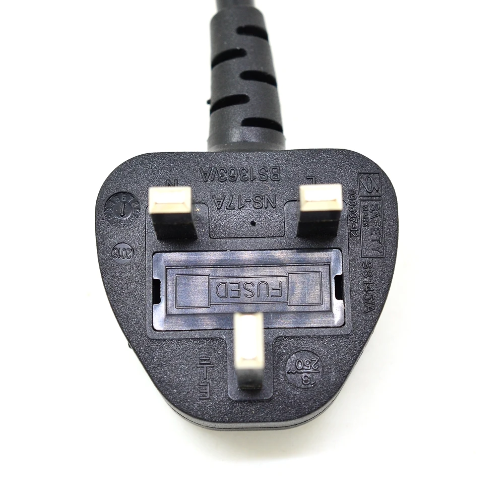 Nešiojamas, Nešiojamieji Maitinimo Laidas, UK Plug BS1363 13A, Kad IEC320 C5 PC Trumpas Kabelis 20cm