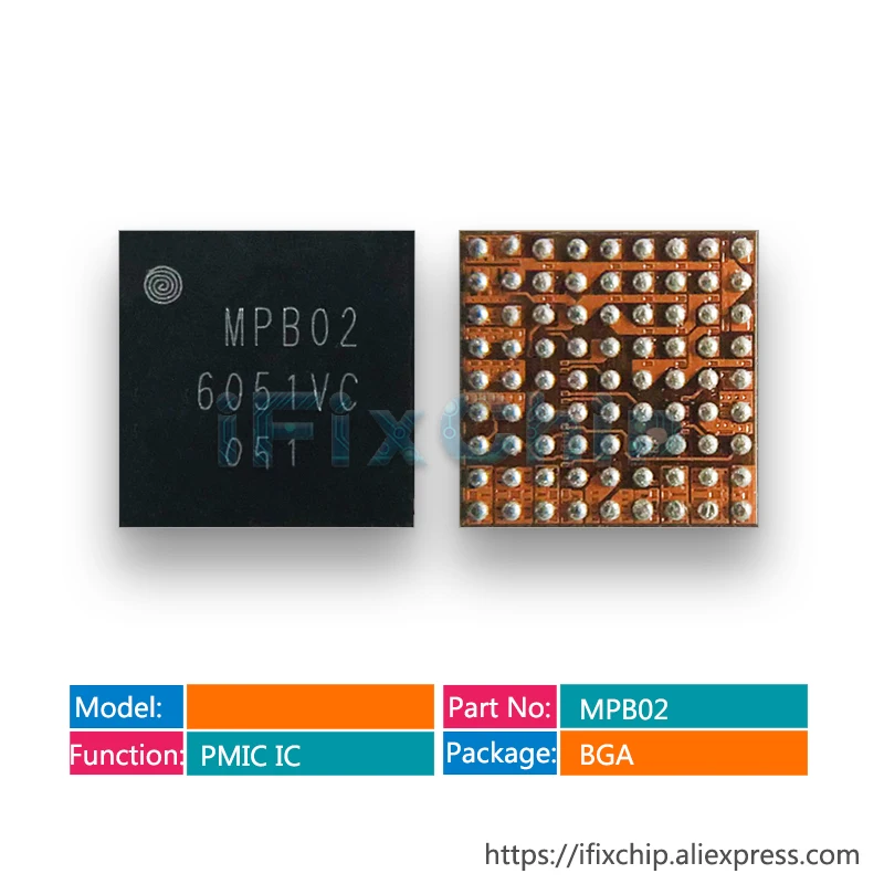 2-50pcs/daug MPB02 Samsung S6 G9200 G920F /S7/S8 mažas elektros energijos tiekimo IC mikroschemoje