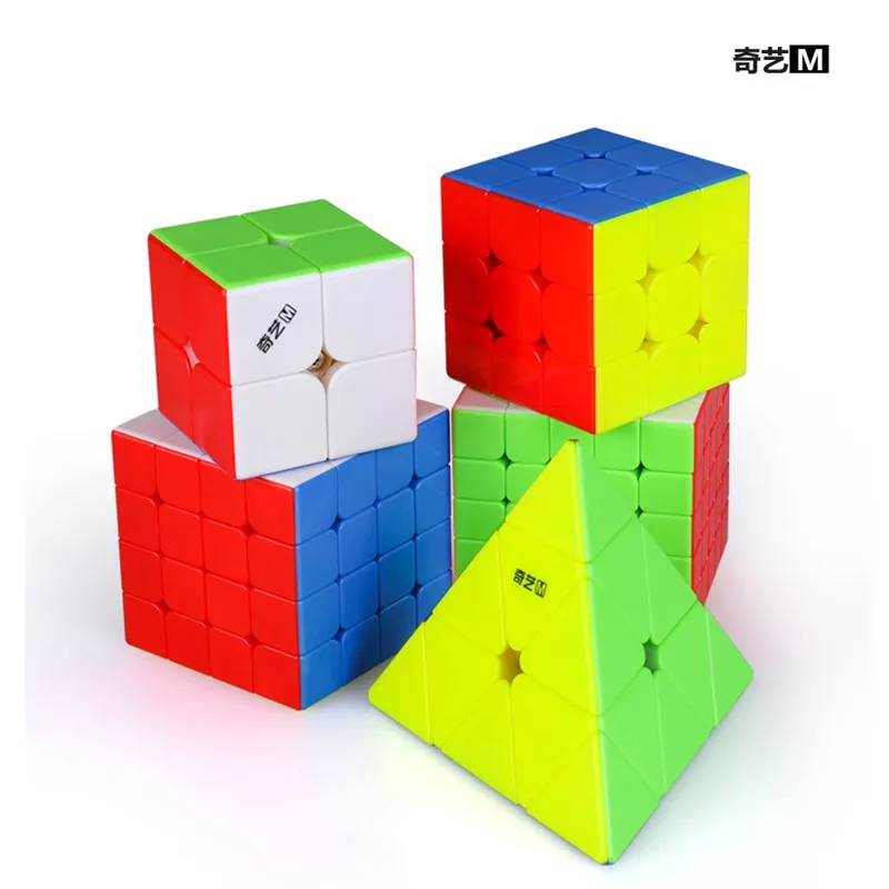 Qiyi 2x2 3x3 4x4 5x5 Magnetinio Magic cube Profesinės greičio ir sklandžiai Kubeliai vaikų žaislas puzzle įdomus Cubo magico suaugusiųjų dovana