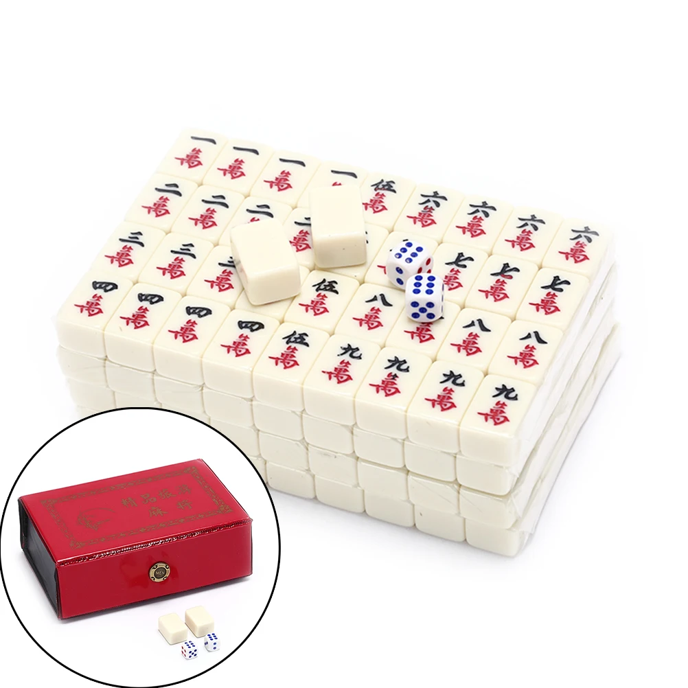 2.2x1.5x1.1cm Mah-Jong Nustatyti Įvairių spalvų Nešiojamų Mahjong Retas Kinijos Žaislų Su Bambuko Box nemokamas pristatymas NAUJOS Atvykimas