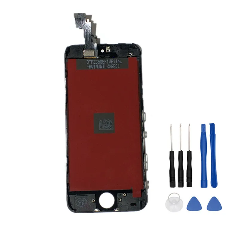 Aukštos Kokybės LCD iPhone 5C Ekranas Su Jutikliniu Ekranu, skaitmeninis keitiklis Asamblėjos Patikrintas Pakeitimas +Įrankiai Nemokamas Pristatymas