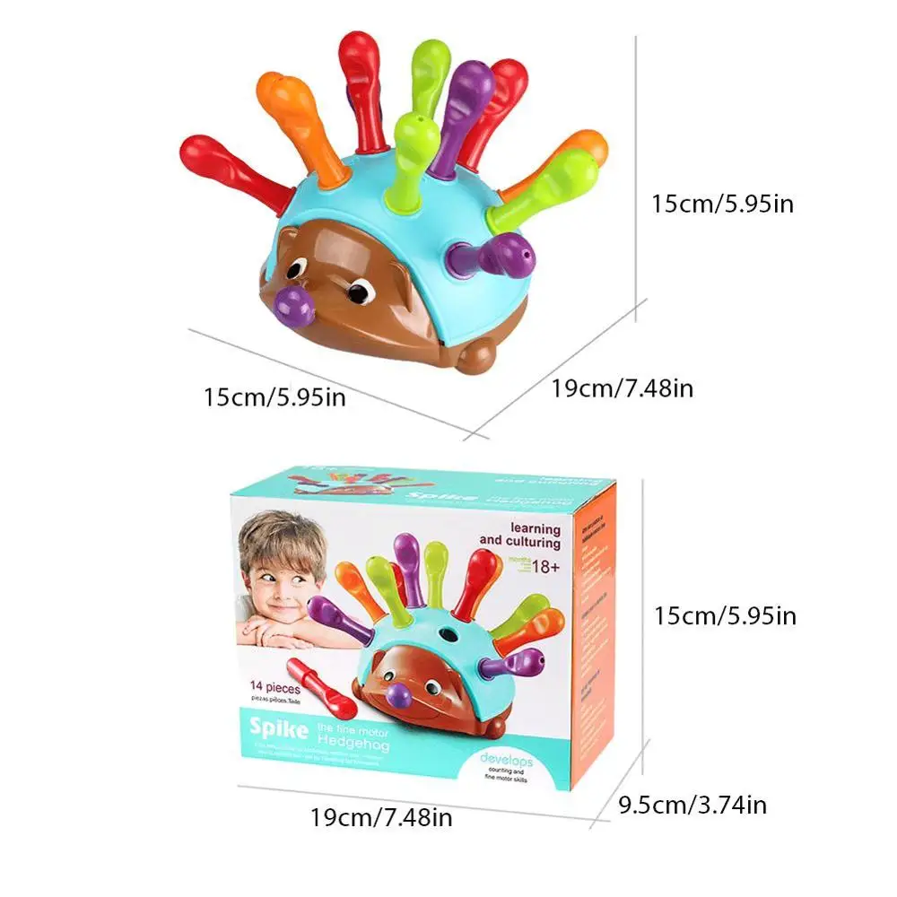 Montessori Ugdymo Ežys Įterpti Įspūdį Žaislai Vaikams Koncentracija Mokymo Rankų judesių Koordinavimą Vaikų Pažinimo Žaislas