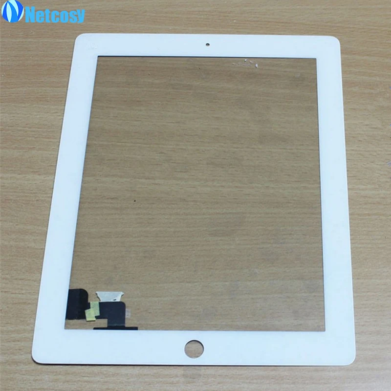 Netcosy Jutiklinis Ekranas skaitmeninis keitiklis Priekiniai Touch Panel Stiklo iPad 2/3/4 TouchScreen Pakeitimo Atsargines Dalis TP + Remonto Įrankiai