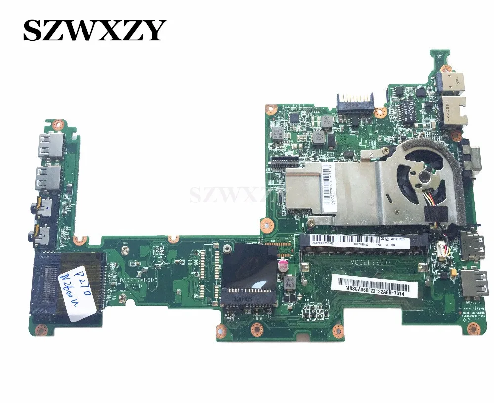 Acer Aspire One D270 ZE7 Nešiojamas Plokštė Atom N2600 1.6 GHz MB.SGA06.002 MBSGA06002 DA0ZE7MB6D0