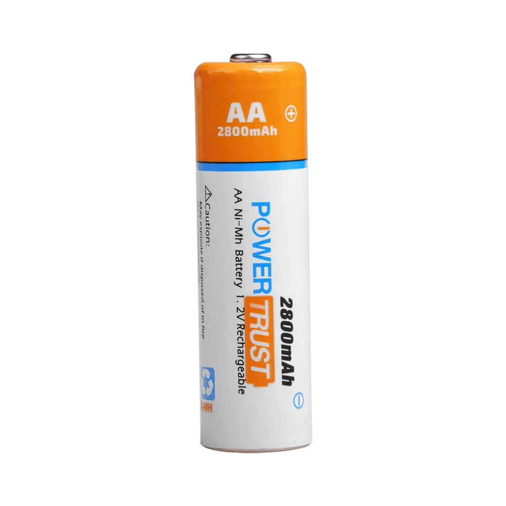 4Pcs AA Baterijos Įkrovimo Baterija (akumuliatorius) 1.2 V 2800mAh Ni-MH Bateria Žibintuvėlį Nuotolinio valdymo pultelis, Žaislų, Žaidimų Žaidėjas