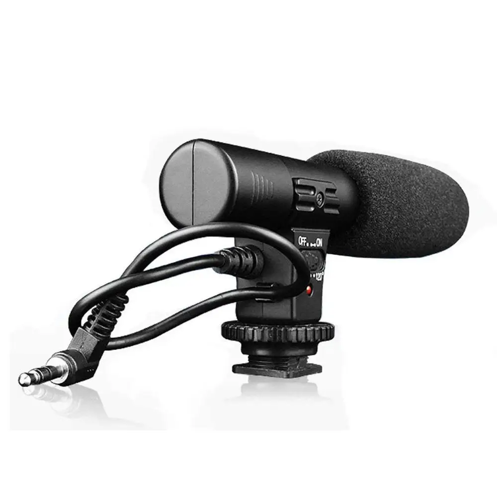 SLR Camera Mikrofonas, Blykste Video Kamera, Stereo garso Įrašymas Mikrofonas DV Digital SLR Camera, vaizdo Kameros