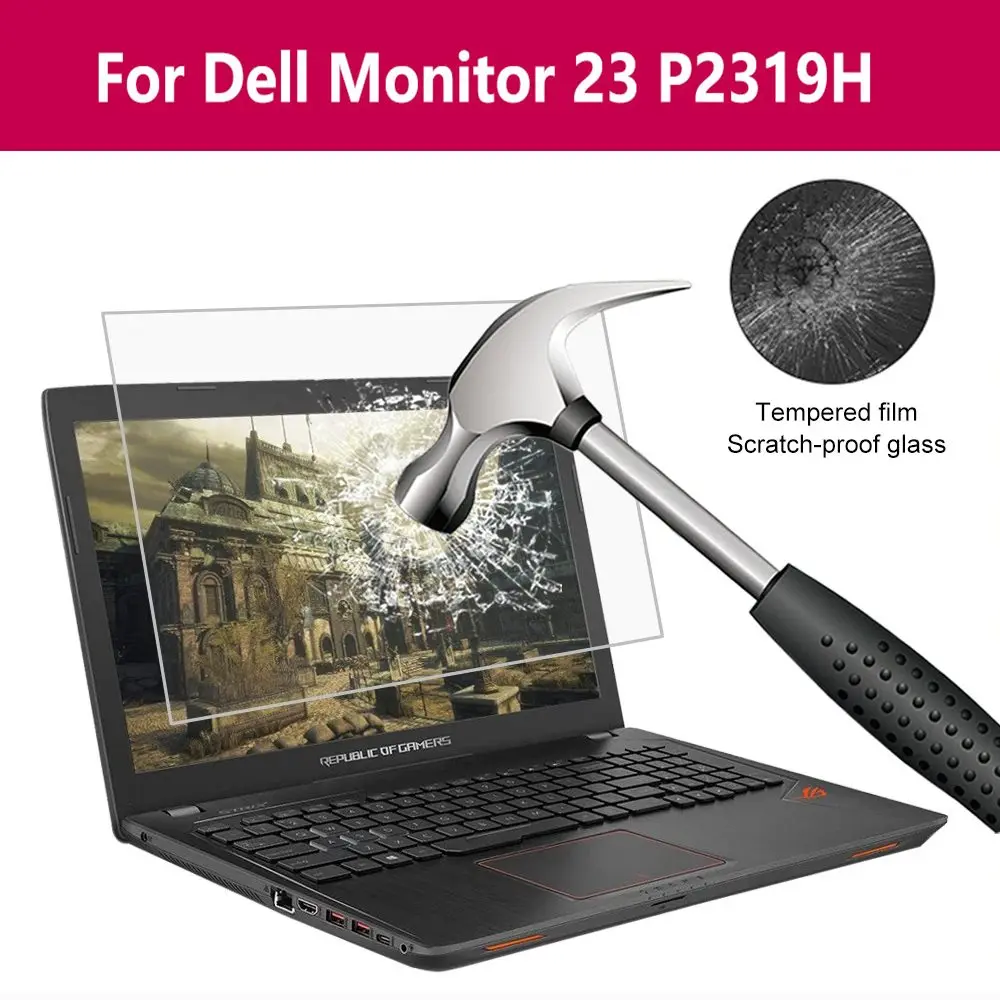 Tabletę Apsauginės Plėvelės Grūdintas Stiklas Screen Protector For Dell Monitorius 23 P2319h
