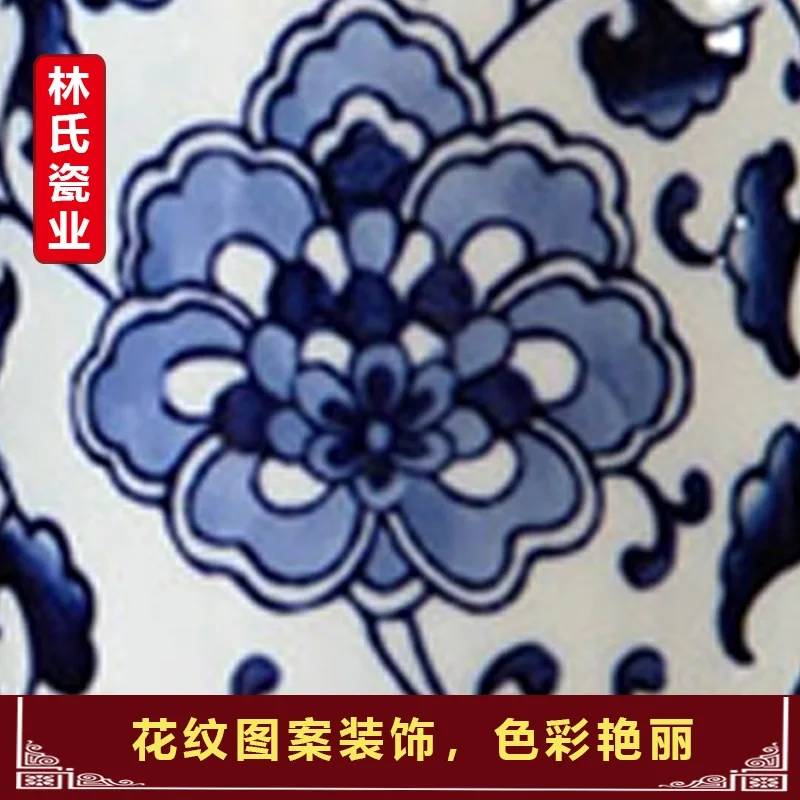 Papuošalai namų Jingdezhen Keramikos Kinijos Mėlynos ir Baltos Gėlės Juostele, Kuriems Bako Gauna Porceliano Skardinės