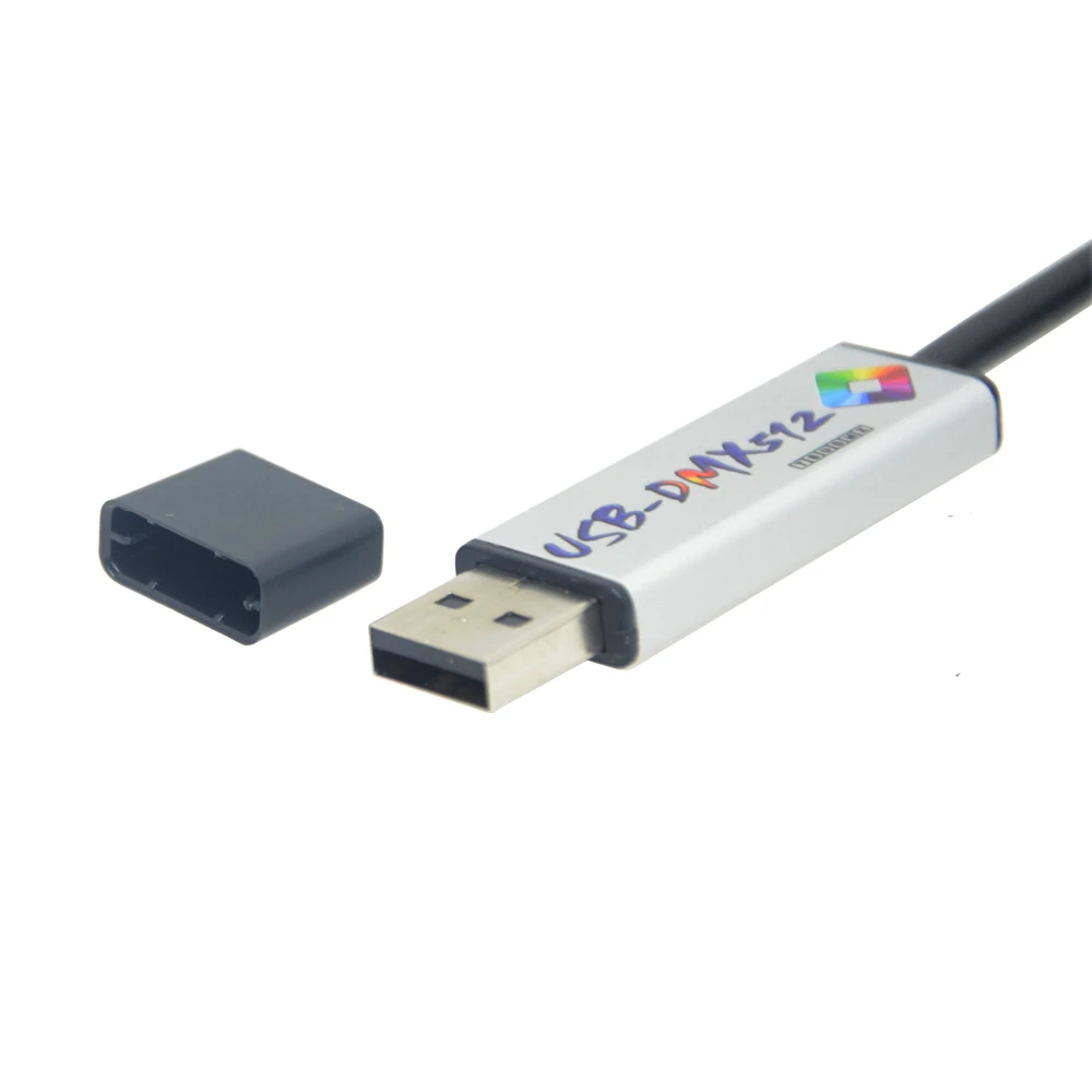 USB DMX512 Sąsajos Adapteris LED DMX Studija Kompiuteris PC Scenos Apšvietimas Valdytojas Dimeris USB DMX Konsolės