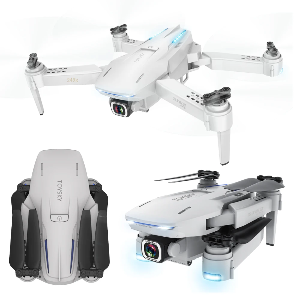 SHAREFUNBAY S162 drone gps 4K HD 1080p 5G WiFi FPV Quadcopter skrydžių 20 minučių rc atstumas 500m drone smart grįžti drone pro