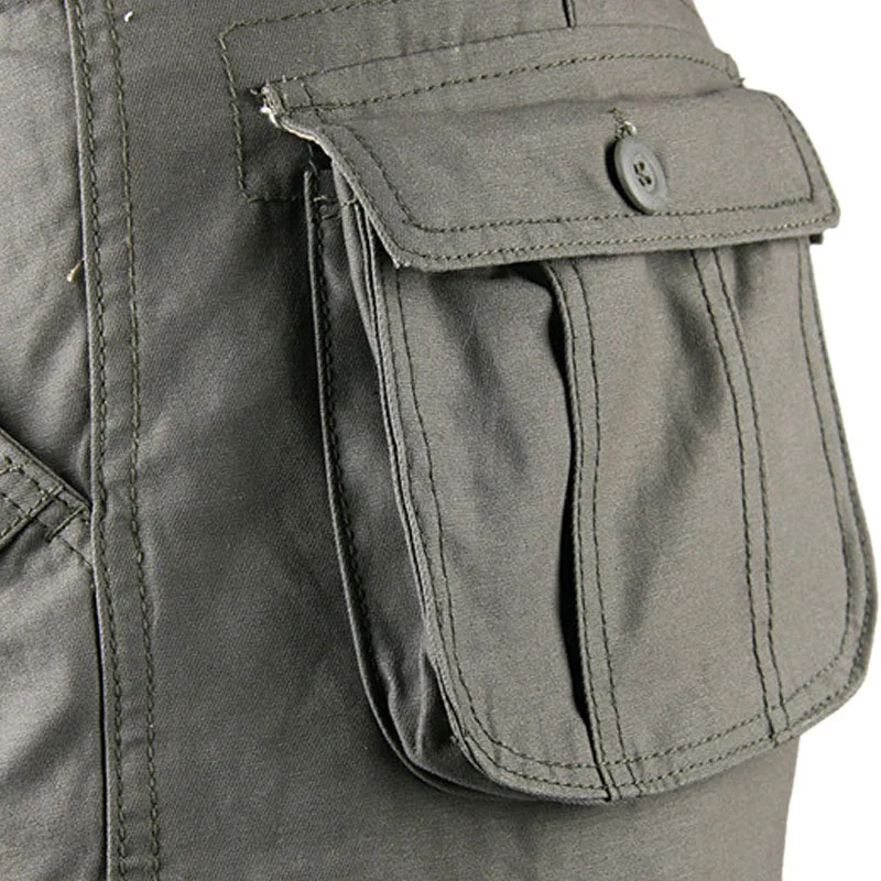 Vasaros Vyrų Krovinių Kelnės Atsitiktinis Multi Kišenės Karinės Taktinės Kelnės Vyrams Outwear Streetwear Armijos Tiesios Kelnės Ilgos Kelnės