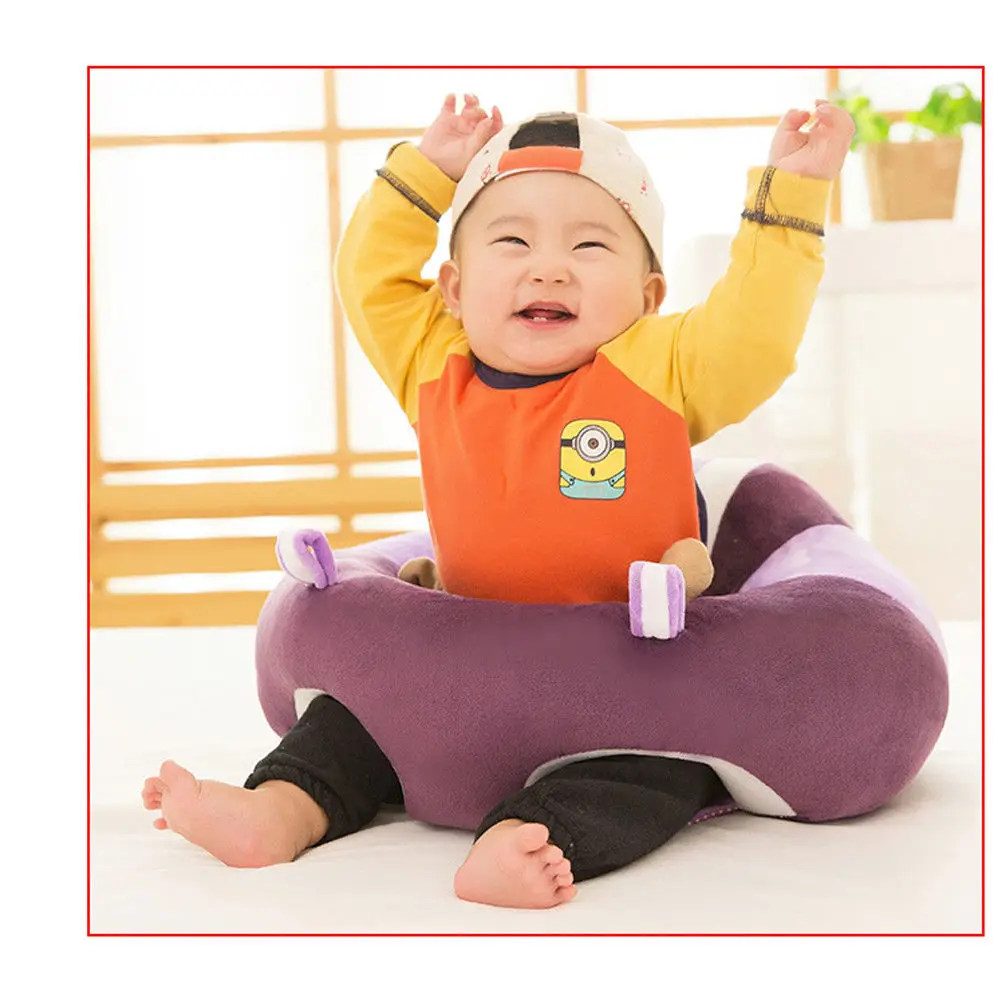 2020 Naujų Bamblys Vaikams, Kūdikių Paramos Sėdynės Sėdėti Minkšta Kėdė Pagalvėlė Sofa-Pliušinis Pagalvės Žaislų Maišą Pupelių Gyvūnų Sofa Sėdynės