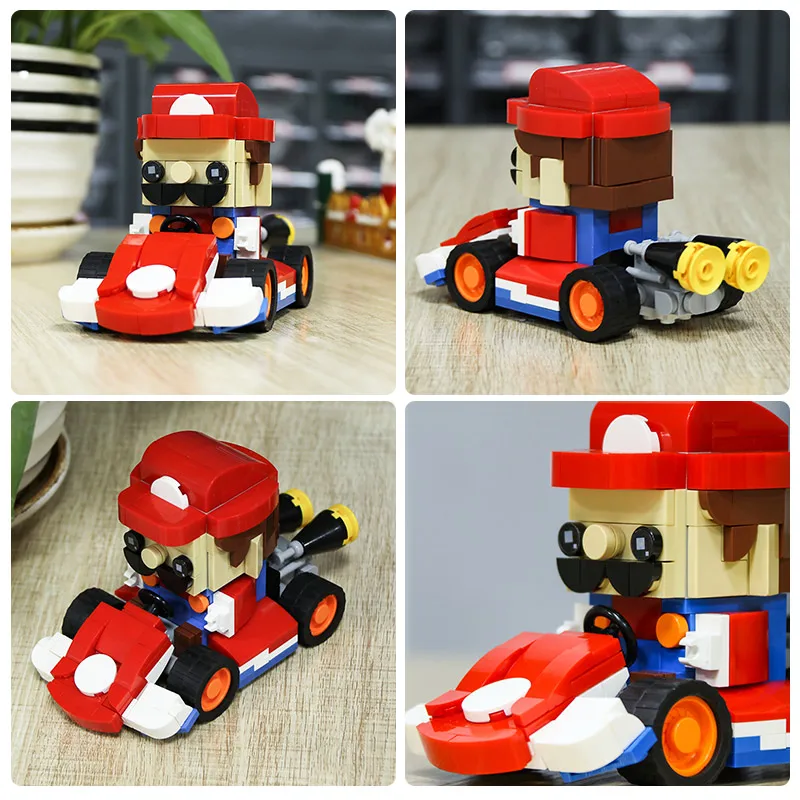 Klasikinis Žaidimas Duomenys Lenktynių Super Racing Kart Automobilio Modelį Animacinis Personažas, Idėjos Vaikams 